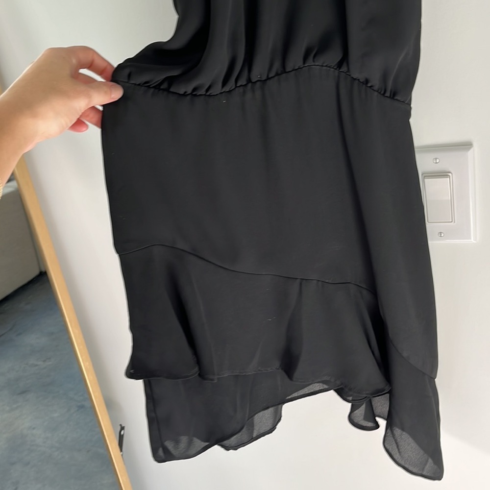 Krisa Halter Ruffle Mini Dress - Picture 2 of 7